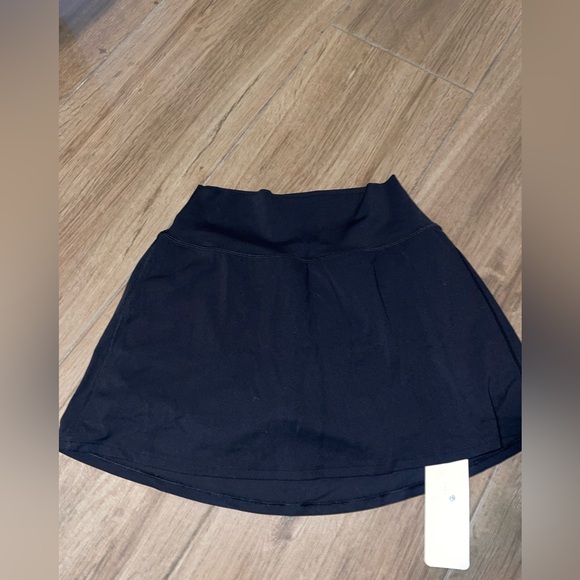CRZ YOGA Black Skater Skirt - Picture 1 of 3